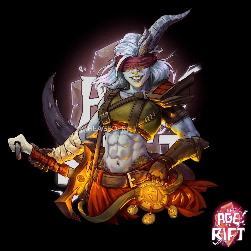 Magna - Halfdragon Warrior